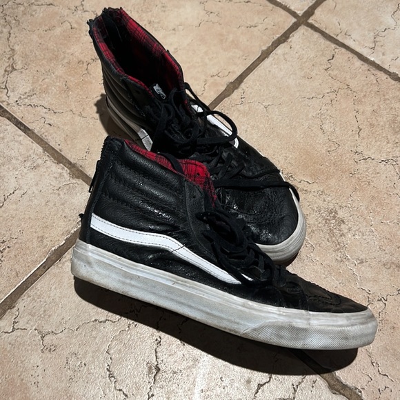 Vans high top leather sneakers - Picture 2 of 5